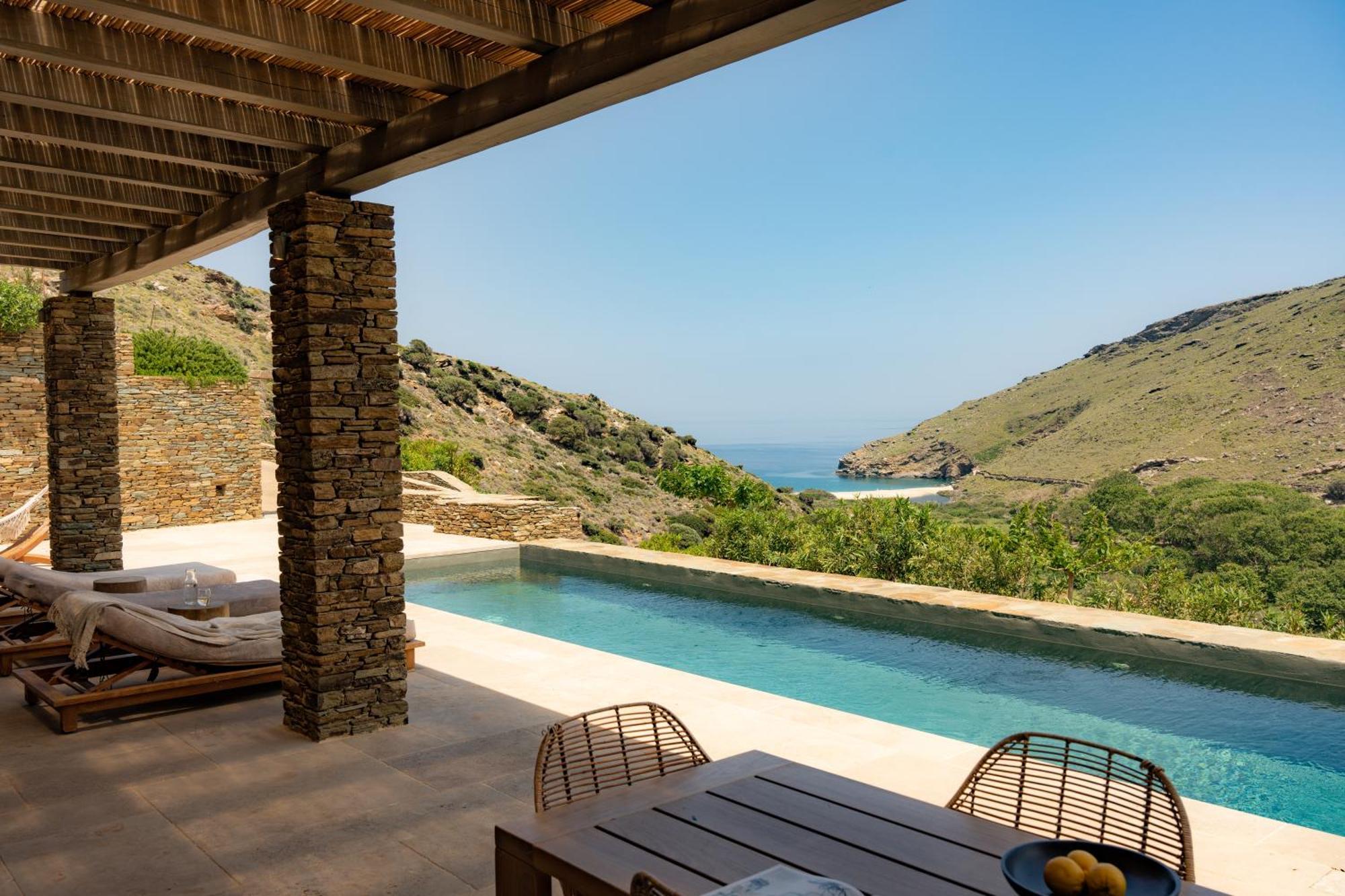 Hostal Onar Andros Achla Exterior foto