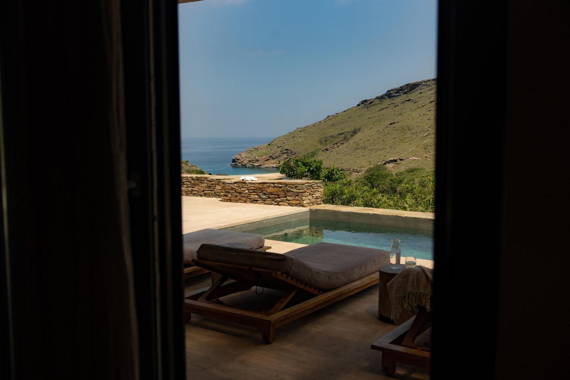 Hostal Onar Andros Achla Exterior foto