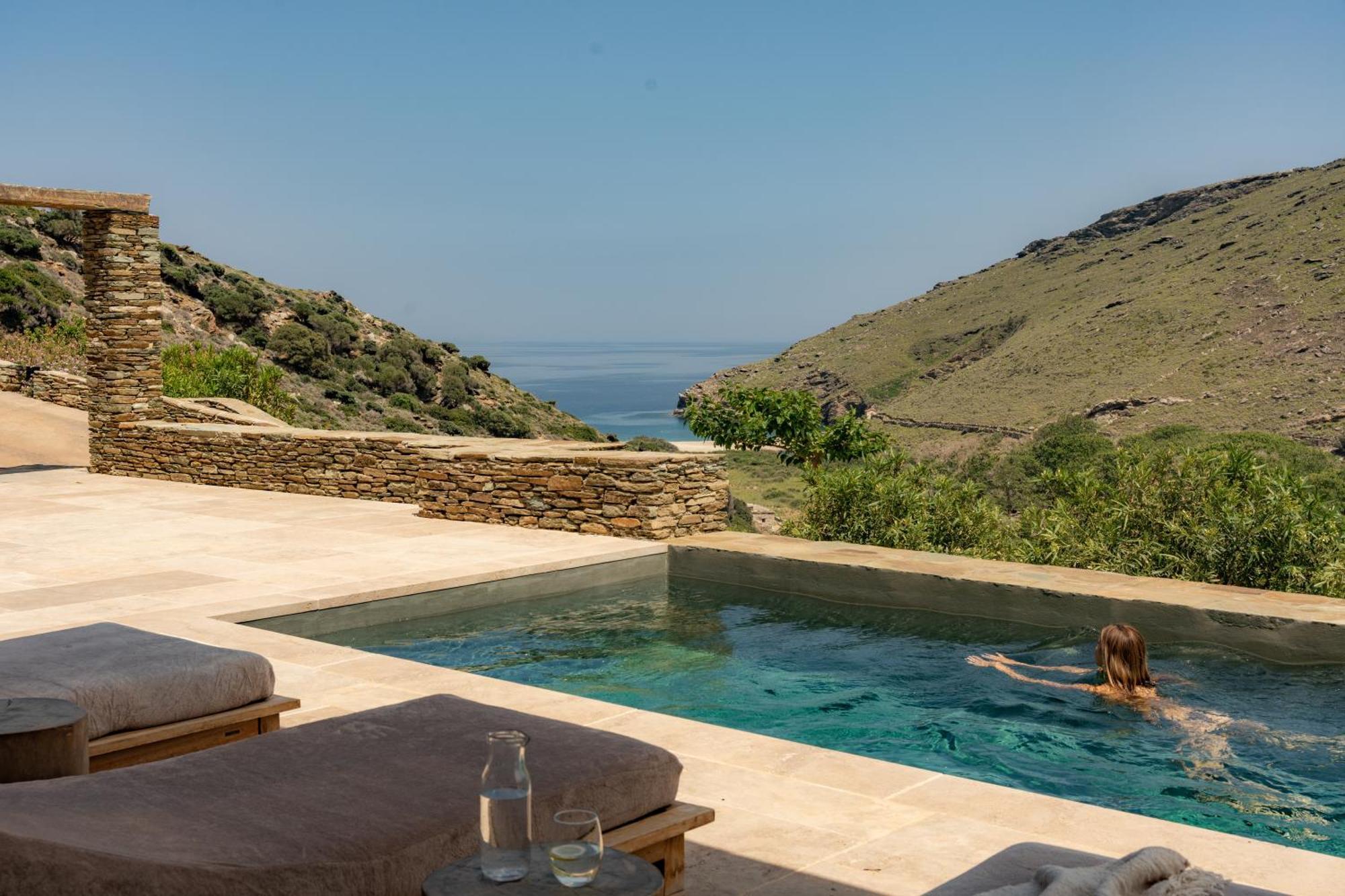Hostal Onar Andros Achla Exterior foto