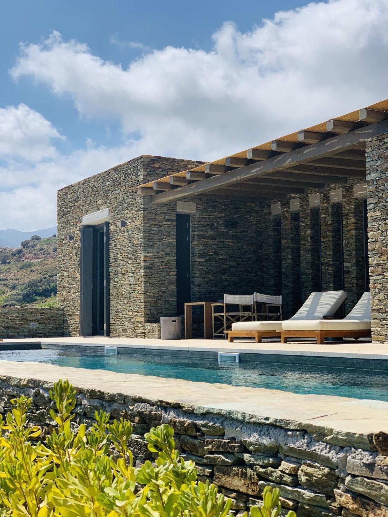 Hostal Onar Andros Achla Exterior foto