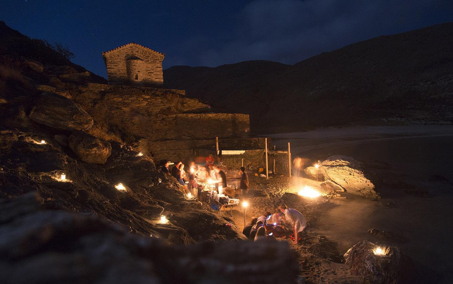 Hostal Onar Andros Achla Exterior foto